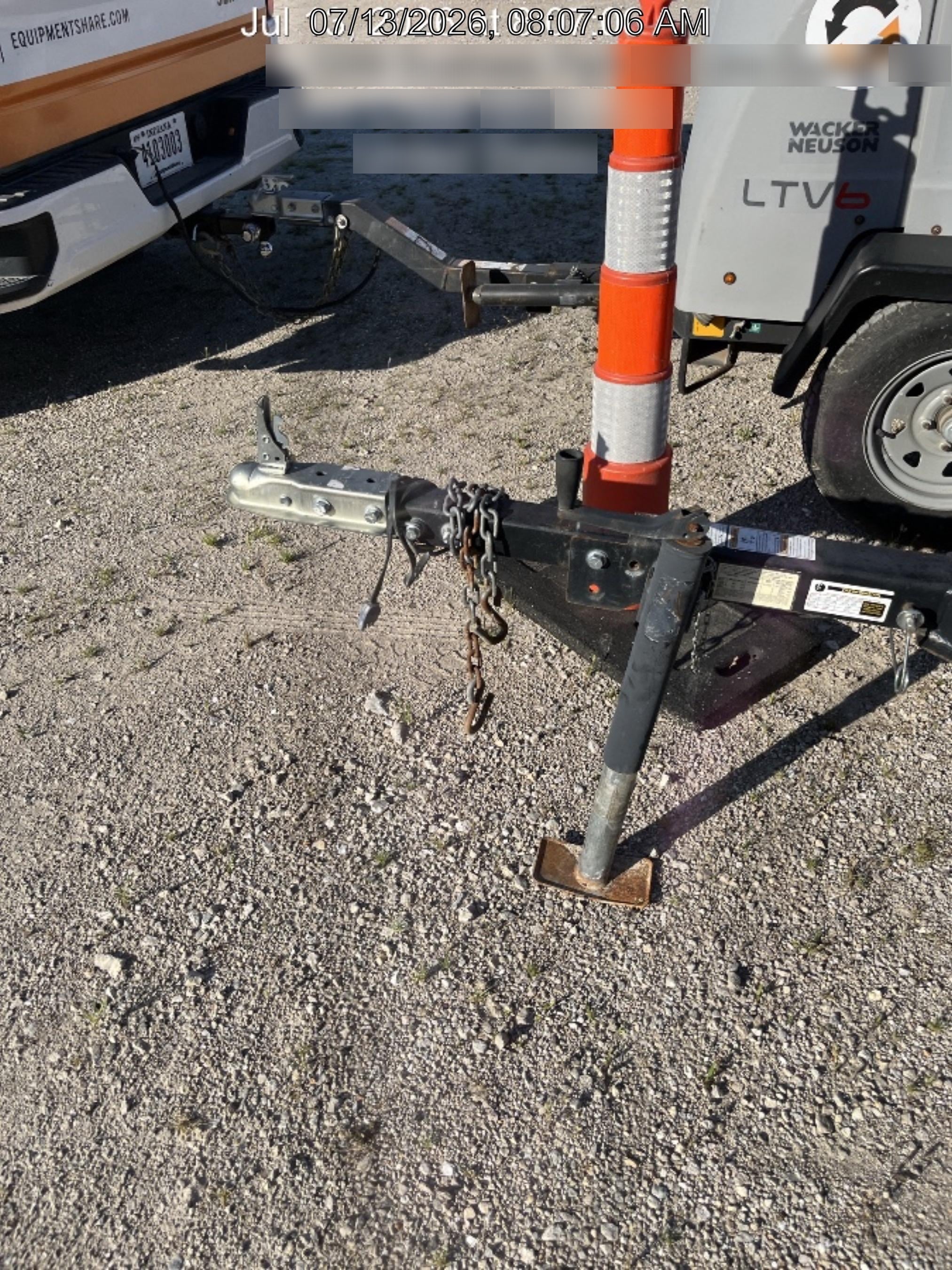 2021 Allmand NLV3GR (4) LED Light Fixture 350W, 23' Vertical Mast, 3kW Prime, Towable, Deep Sea L401, Leveling Jacks, Yanmar T4F 5.8hp