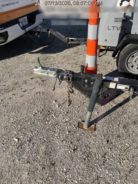 2021 Allmand NLV3GR (4) LED Light Fixture 350W, 23' Vertical Mast, 3kW Prime, Towable, Deep Sea L401, Leveling Jacks, Yanmar T4F 5.8hp