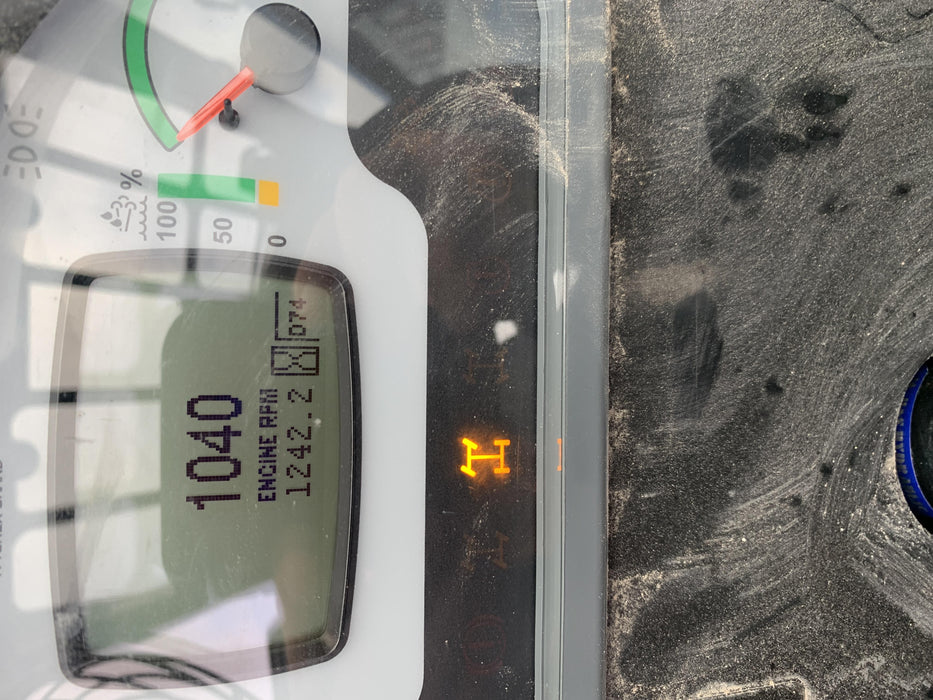 2019 Genie GTH-844 Cab/Heat/AC, Solid RT Tires, LED Work Lights, Beacon 60" QA Carriage, 48" Forks