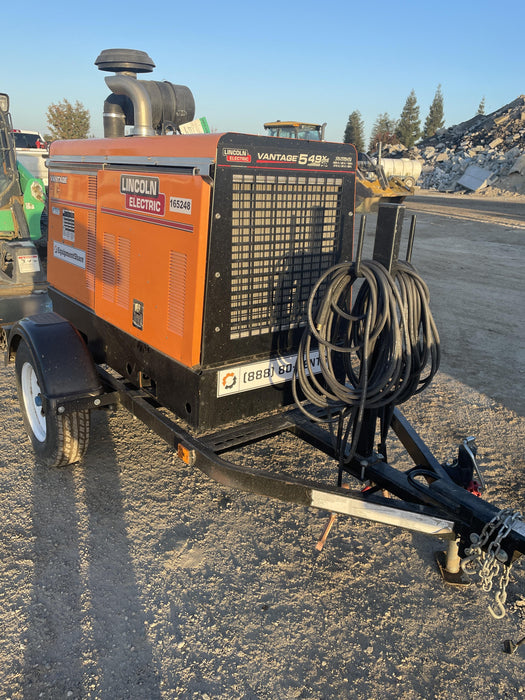 2021 Lincoln Electric Vantage 549X Ready Pak 3, ORANGE (includes trailer, cable rack, fender light kit)