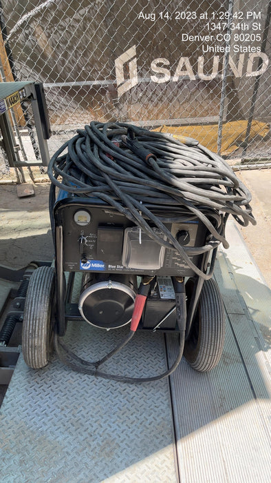 2023 Miller Electric Blue Star 185 Engine Driven Welder, Electric Start, 13 hp, Gas, 6,500 W Peak 907664