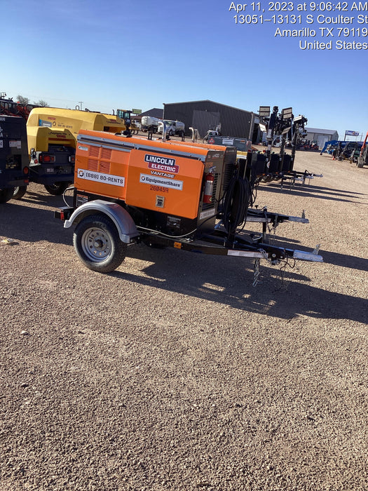 2022 Lincoln Electric LE400 Kubota V1505, Trlr, Cable Rack, Light Kit, ES Decals, T3