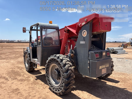 2018 Manitou MTA8044 MTA 8044 - 74 HP T4, Canopy, Worklights/Strobe, Beacon, 66" Carriage, 48" Forks, Solid Tires, Lift Hook, Aux Hydraulics