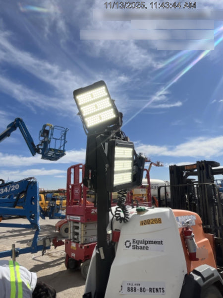 2024 Generac MLT2 Diesel, Flex Switch 120V Input, Powerzone Controller, 
(4) 320W LED Lights, 4kW Generator, 39.9 Gal Fuel Tank, 2" Ball, T3