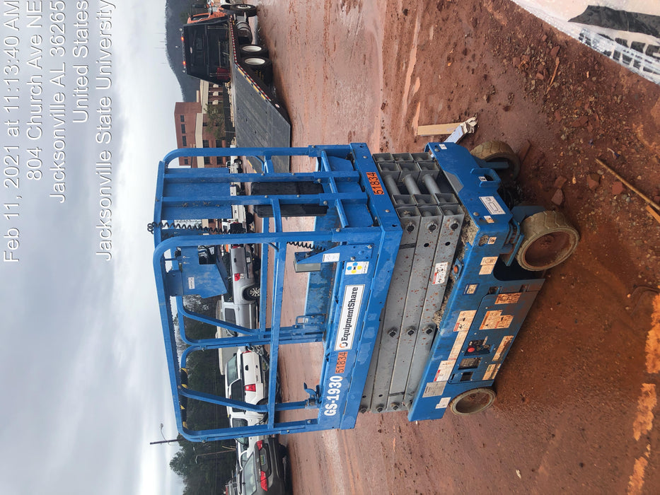 2019 Genie GS-1930 Fixed Rails with Chain Entry