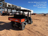 2022 Kubota RTV-X1140W-H Plastic Canopy, Windshield Acrylic Clear, LED Strobe Light, Wire Harness Kit, Back up Alarm