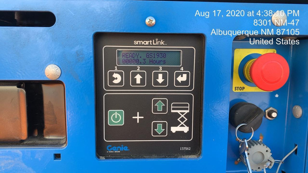 2020 Genie GS-1930 Fixed rails with chain entry gate - Pre A92.20