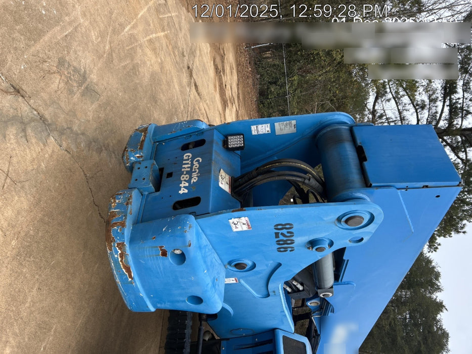 2018 Genie GTH-844 Genie GTH-844D w/Open ROPS, FF Tires, Work Light/Beacon, 60" Carriage and Forks