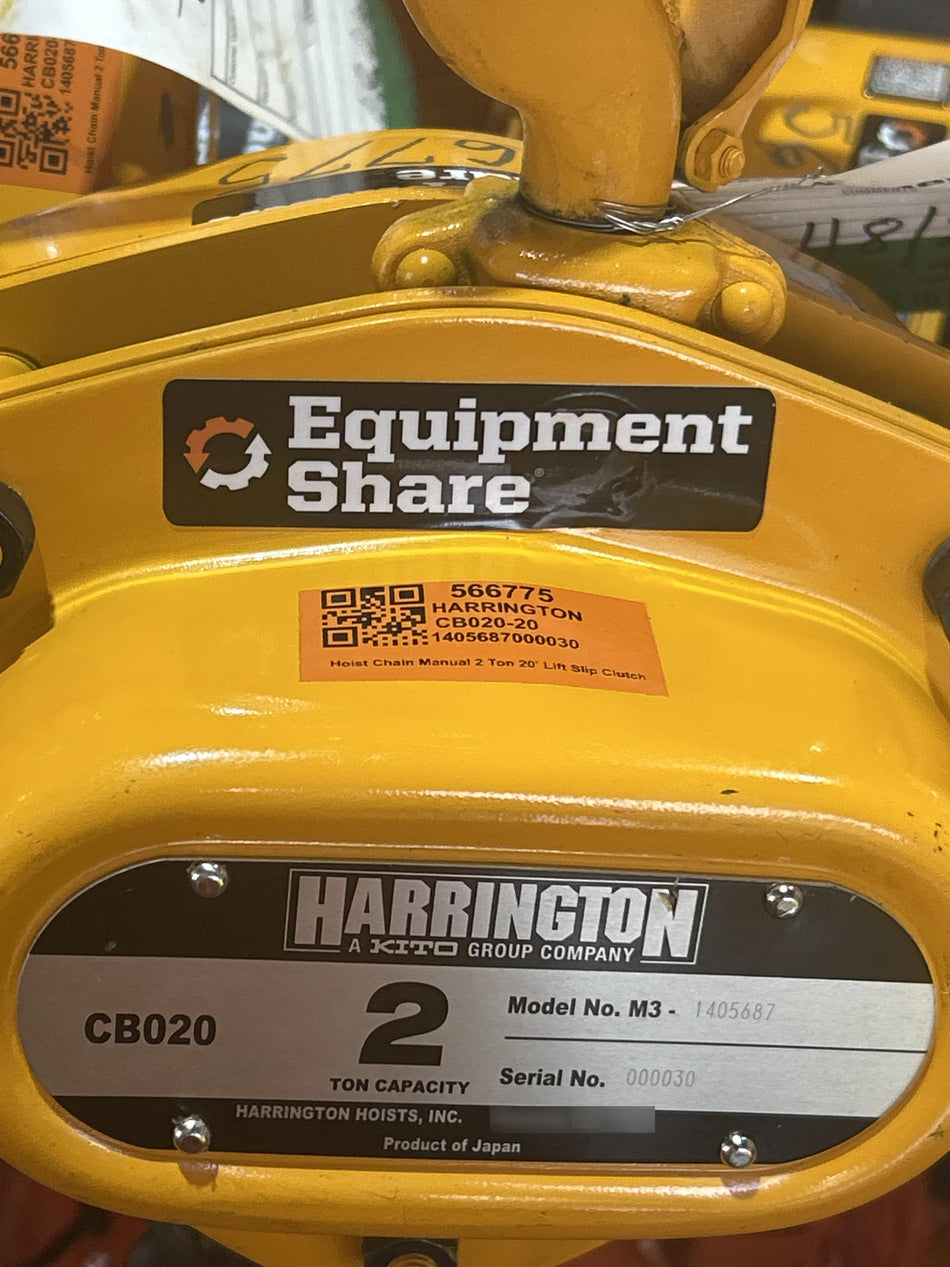 2025 HARRINGTON CB020-20