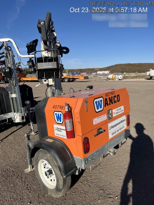 2024 Wanco WLTT-4MM4K Diesel, Deep Sea Controller, Shore Power Plug, Auto Start, (4) 350W LED Floodlights, 4kW Generator, 60 Gal Fuel Tank, 2" Ball, T3