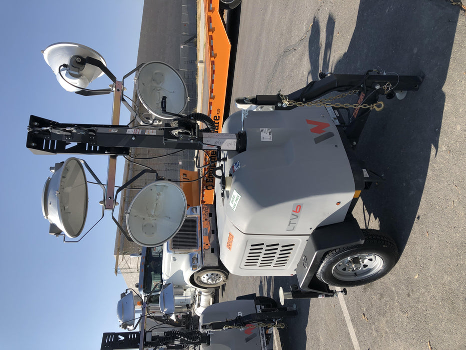 2019 Wacker Neuson LTV6L-MH Mobile Light Tower w/Fuel Level Sensor Installed