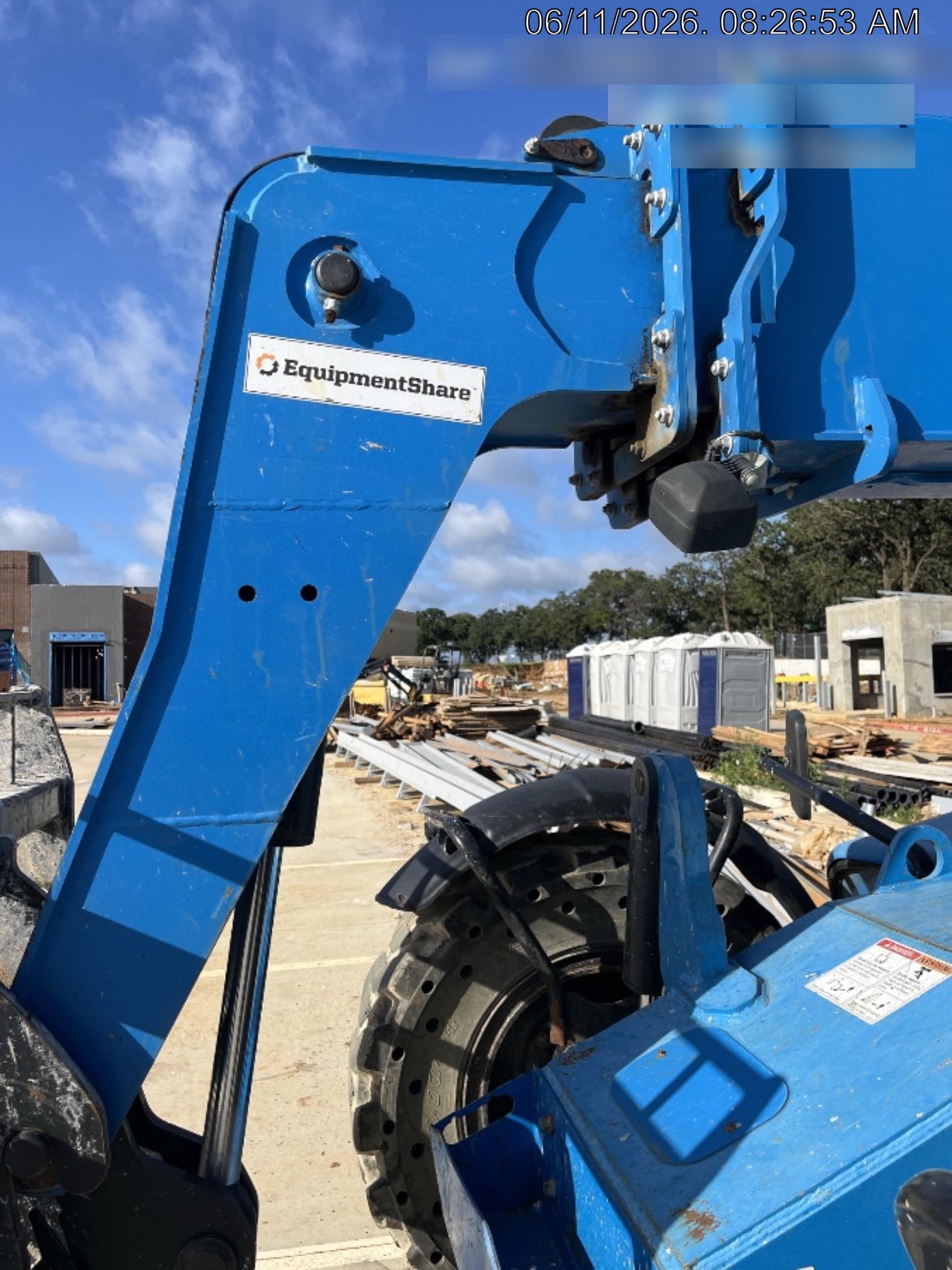 2018 Genie GTH-636 GTH-636 w/Open ROPS, Solid Tires, beacon/work lights, 48" carriage/forks