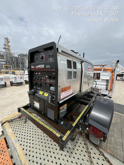 2024 Lincoln Electric LE400 Kubota V1505, Trlr, Cable Rack, Light Kit, ES Decals, T3