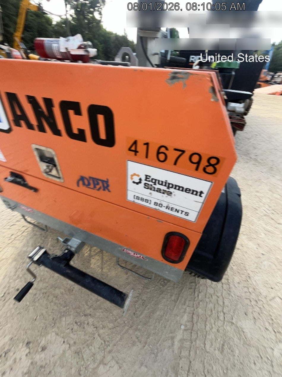 2024 Wanco WLTT-4MM4K Diesel, Deep Sea Controller, Shore Power Plug, Auto Start, (4) 350W LED Floodlights, 4kW Generator, 60 Gal Fuel Tank, 2" Ball, T3