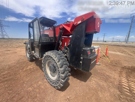 2020 Manitou MTA10055 Cab/Heat/Air, 120 HP, Solid Tires, Work Lights, Lift Hook, Auxiliary Hydraulics w/66" Carriage and 60" Forks