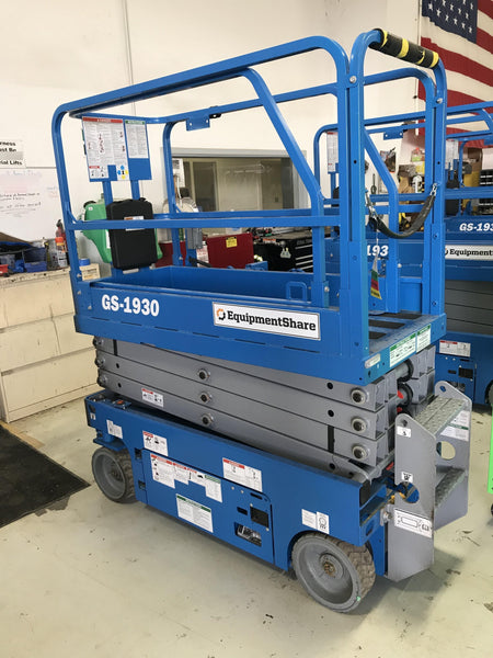 2019 Genie GS-1930 Fixed Rails with Chain Entry