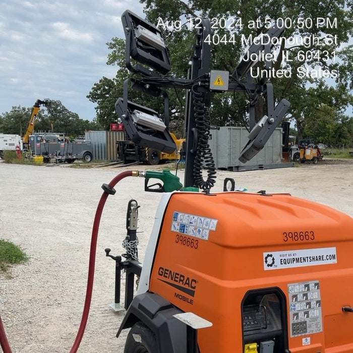 2024 Generac MLT2 Diesel, Flex Switch 120V Input, Powerzone Controller, 
(4) 320W LED Lights, 4kW Generator, 39.9 Gal Fuel Tank, 2" Ball, T3