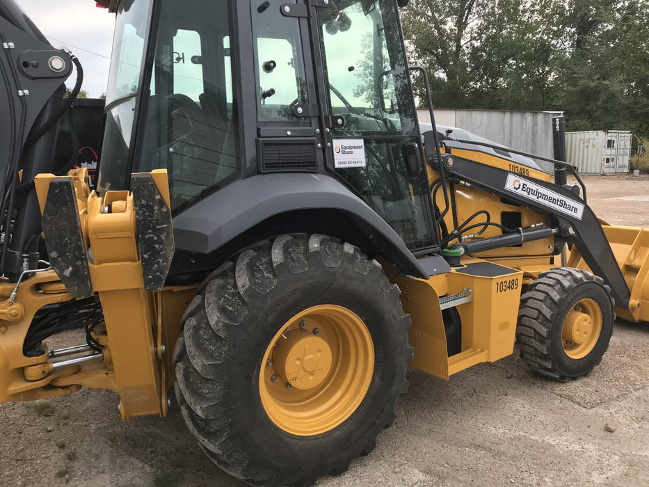 2020 John Deere 310LEP Cab/Heat/Air, 4WD, Standard Stick, Pilot Controls, 2 Way Hydraulics, TAG Manual QC