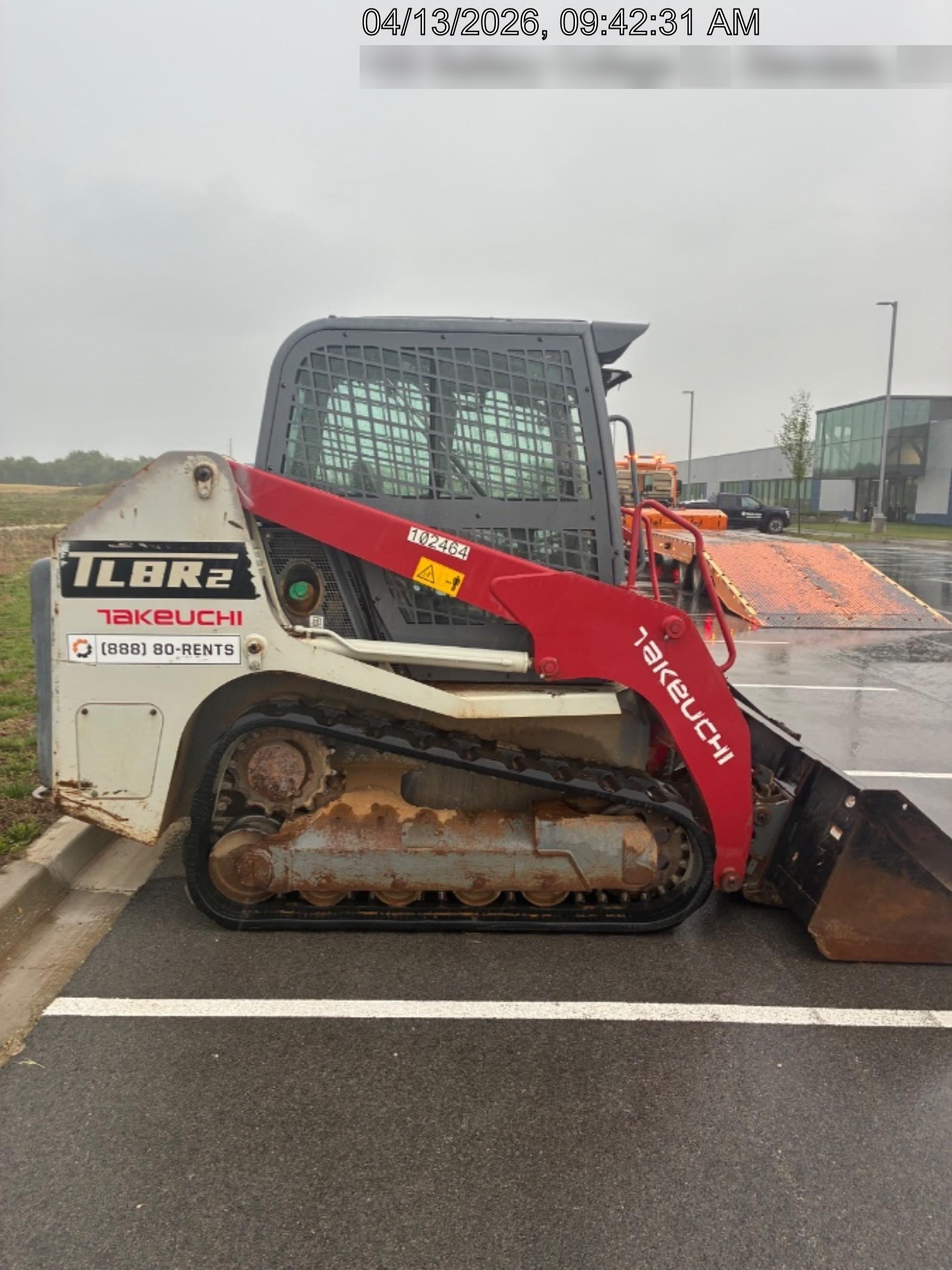 2020 Takeuchi TL8R2-CR Cab/Heat/Air, 74hp, Hydraulic QC