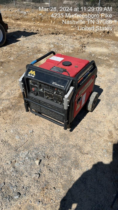 2022 Mi-T-M GEN-8000-IMM1E 7300W, (2) 120V Outlets, GFCI, Inverter