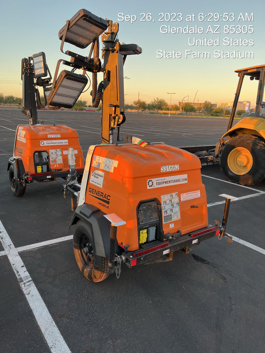 2023 Generac MLT2 Diesel, Flex Switch 120V Input, Powerzone Controller, (4) 320W LED Lights, 4kW Generator, 39.9 Gal Fuel Tank, 2" Ball, T3