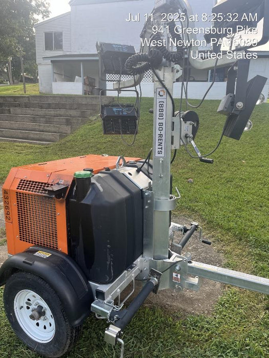 2024 Wanco WLTT-4MM4K Diesel, Deep Sea Controller, Shore Power Plug, Auto Start, (4) 350W LED Floodlights, 4kW Generator, 60 Gal Fuel Tank, 2" Ball, T3