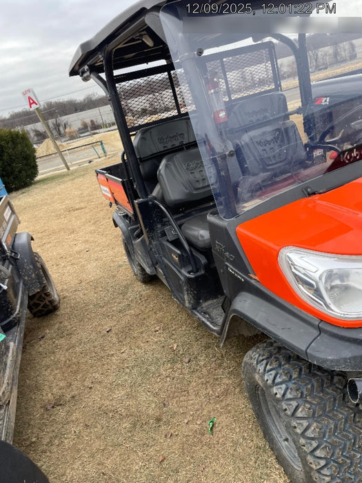 Kubota RTV-X1140W-H Plastic Canopy, Windshield Acrylic Clear, LED Strobe Light, Wire Harness Kit, Back up Alarm