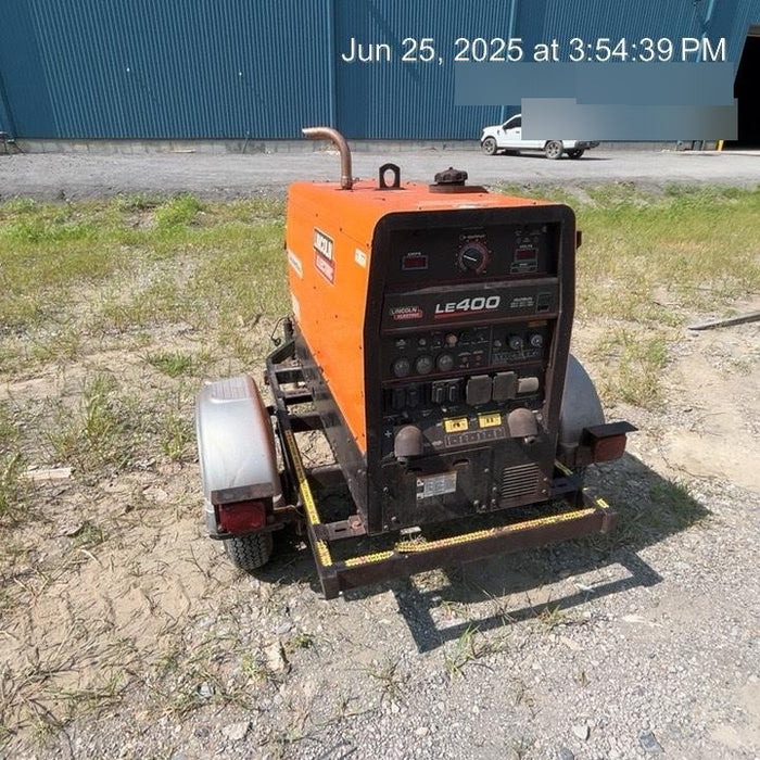 2023 Lincoln Electric LE400 Kubota V1505, Trlr, Cable Rack, Light Kit, ES Decals, T3