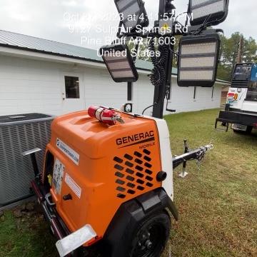 2023 Generac MLT2 Diesel, Flex Switch 120V Input, Powerzone Controller, (4) 320W LED Lights, 4kW Generator, 39.9 Gal Fuel Tank, 2" Ball, T3