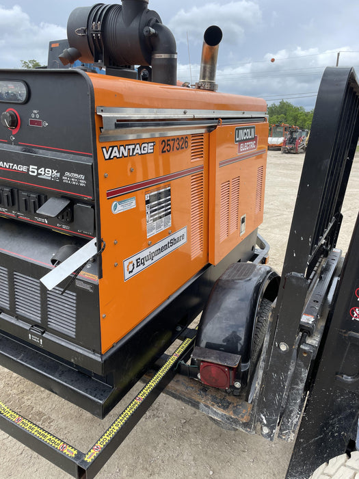 2022 Lincoln Electric Vantage 549X Crosslink Technology, Trailer Mounted, ES Decals, T3