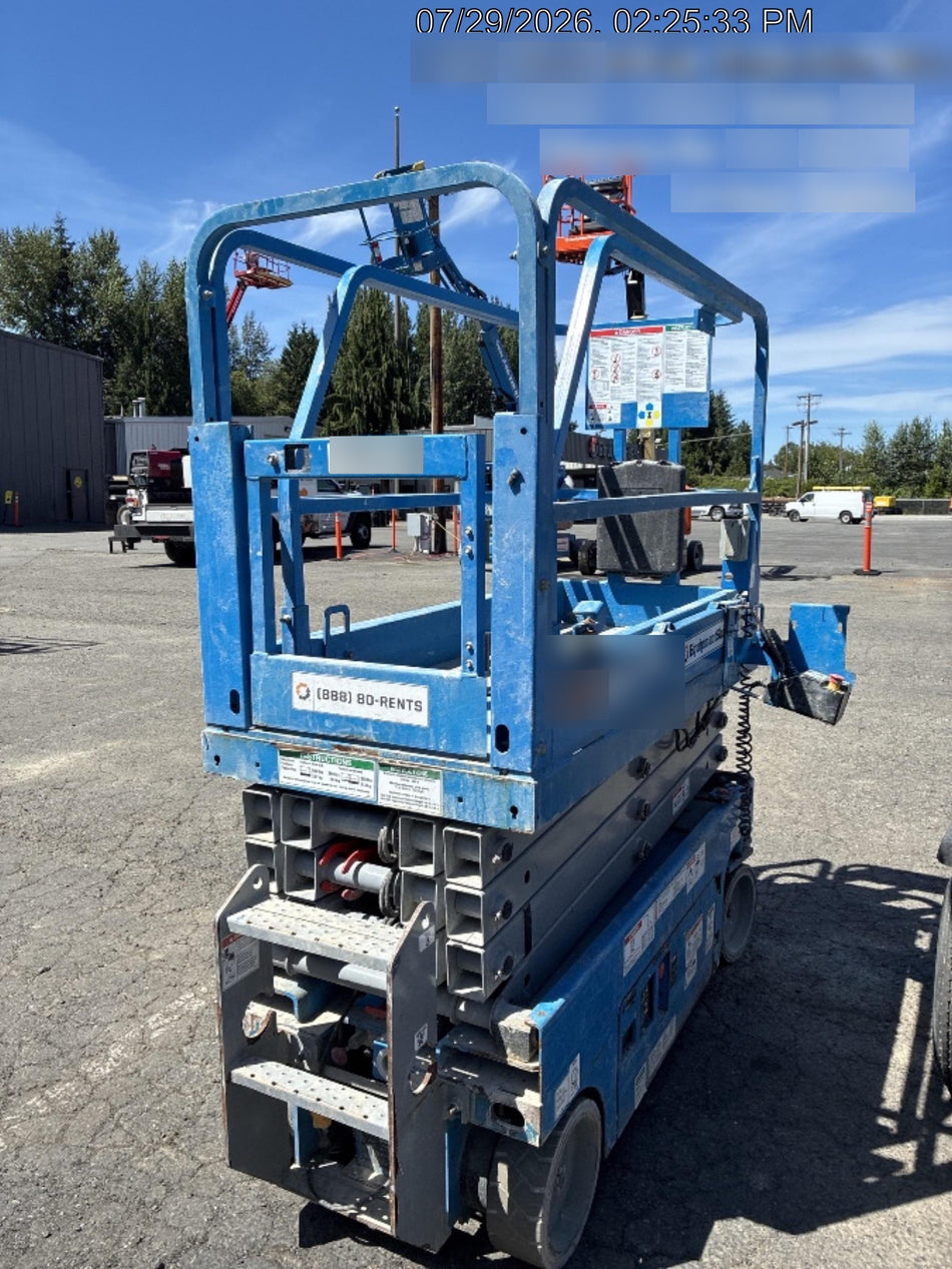 2019 Genie GS-1930 Half Height Swing Gate, 800W Inverter