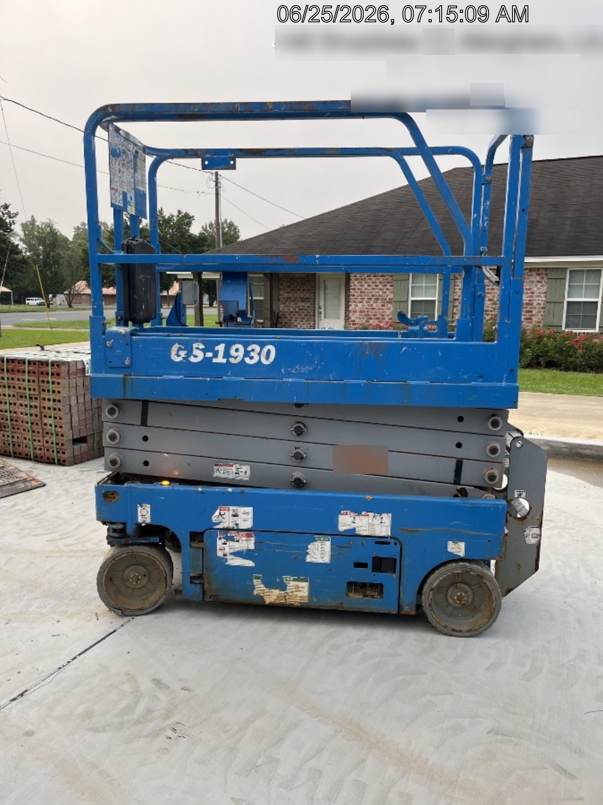 2020 Genie GS-1930 Fixed rails with chain entry gate - Pre A92.20