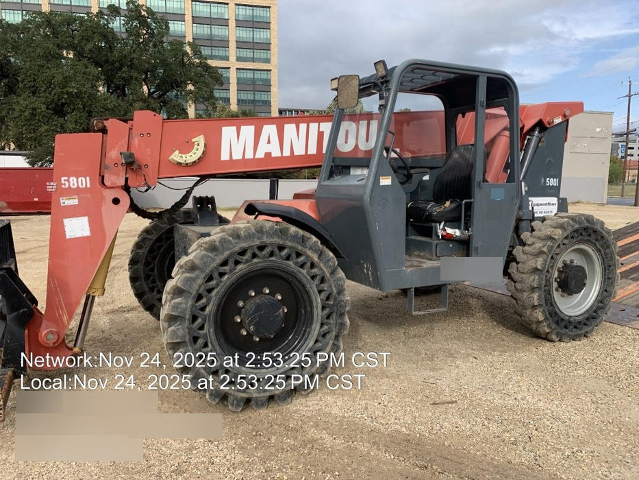 2017 Manitou 12042 Manitou MTA 12042, Solid Tires, 66" Carriage, Open ROPS, Flashing Beacon and Work Light Package