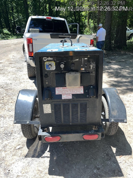2020 Miller Electric BIG BLUE 400 Trailer Mounted Welder