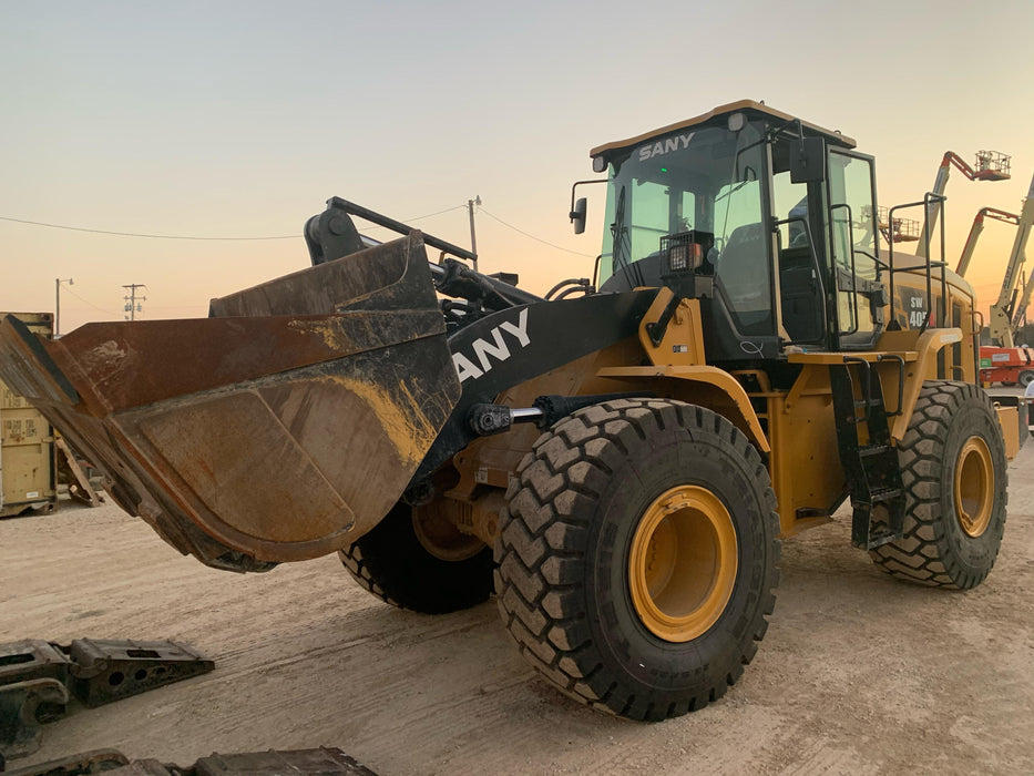 2019 Sany SW405K Tier 4, Cab, 3rd Function Hydraulics Smooth Pin On Bucket