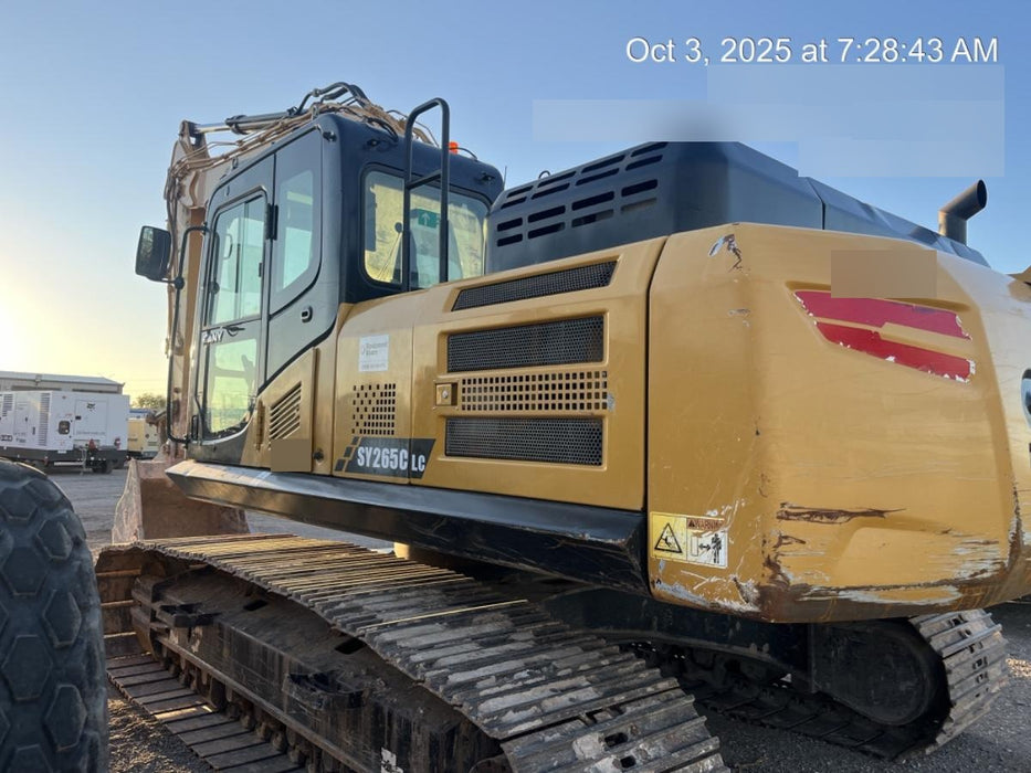 Sany SY265C SY265 Tier 4 - Cab, Hydraulic QC,  Buckets: 36" , 48"