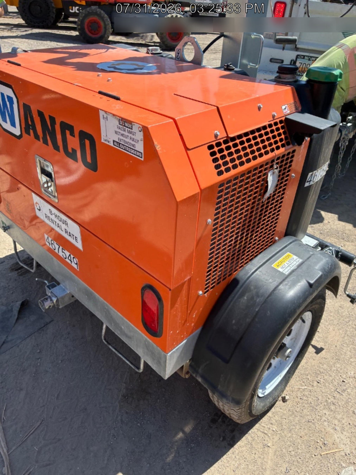 2024 Wanco WLTT-4MM4K Diesel, Deep Sea Controller, Shore Power Plug, Auto Start, (4) 350W LED Floodlights, 4kW Generator, 60 Gal Fuel Tank, 2" Ball, T3