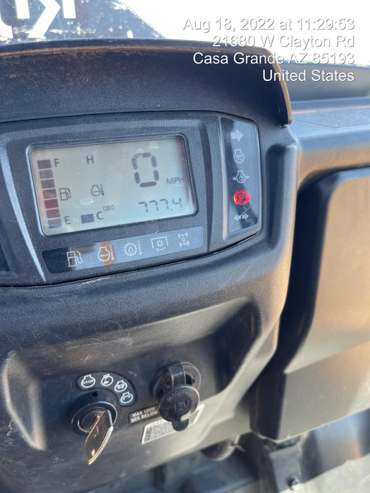 2022 Kubota RTV-X1140W-H Plastic Canopy, Windshield Acrylic Clear, LED Strobe Light, Wire Harness Kit, Back up Alarm