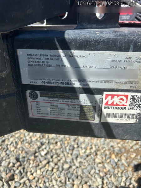 2021 MULTIQUIP WT5C