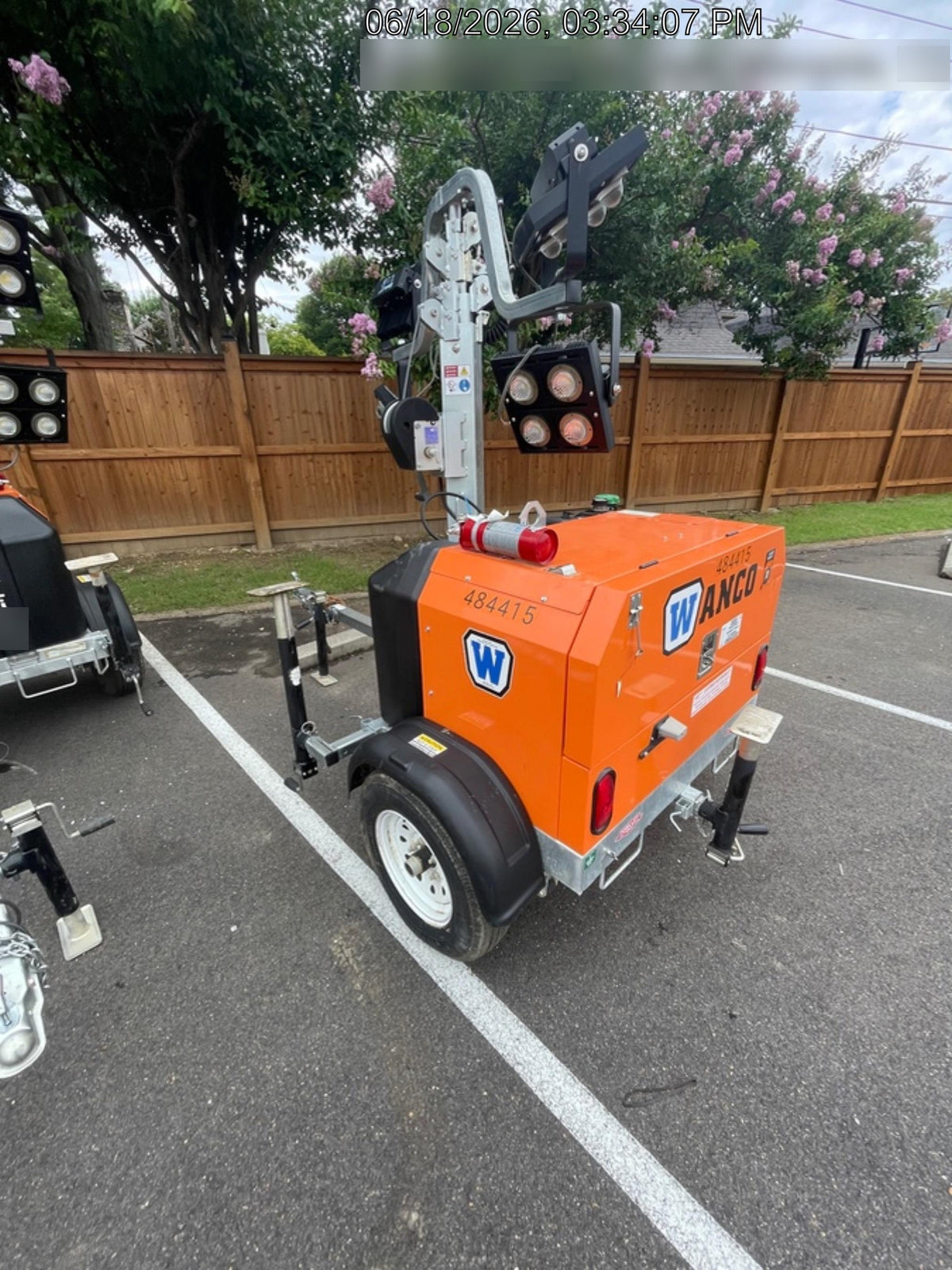 2024 Wanco WLTT-4MM4K Diesel, Mitsubishi L2E, 9.0HP @1800 rpm, Deep Sea Controller, Shore Power Plug, Auto Start, (4) 350W LED Floodlights, 4kW Generator, 60 Gal Fuel Tank, 2" Ball, T3