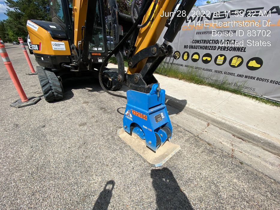 2022 OKADA 12" Plate Compactor - Mini Excavator