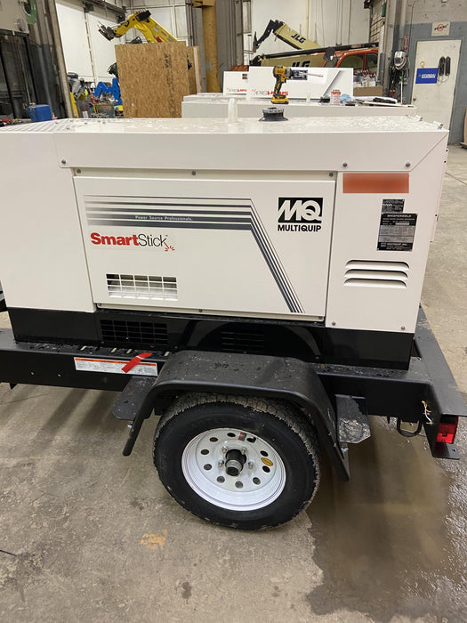 2020 Multiquip DLW400ESA4 400 amp Welder, 14kW, 120/240V, T4F Kubota, Trailer