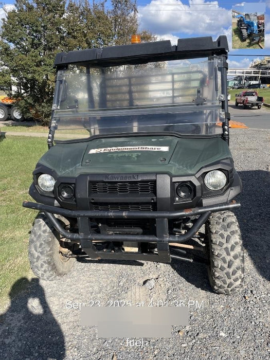 Kawasaki MULE PRO-DX Kawasaki Mule 4x4 Diesel UTV w/Hard Top, Windshield, Beacon, Backup Alarm, ES Keypad/Hardware Installed