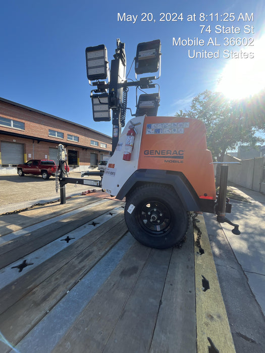 2023 Generac MLT2 Diesel, Flex Switch 120V Input, Powerzone Controller, 
(4) 320W LED Lights, 4kW Generator, 39.9 Gal Fuel Tank, 2" Ball, T3