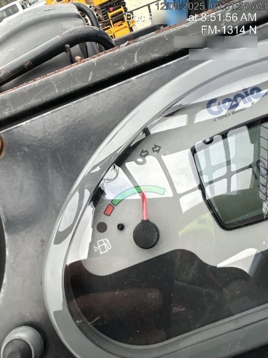 2018 Genie GTH-844 Genie GTH-844D w/Open ROPS, Solid Tires, Work Light/Beacon, 60" Carriage and Forks