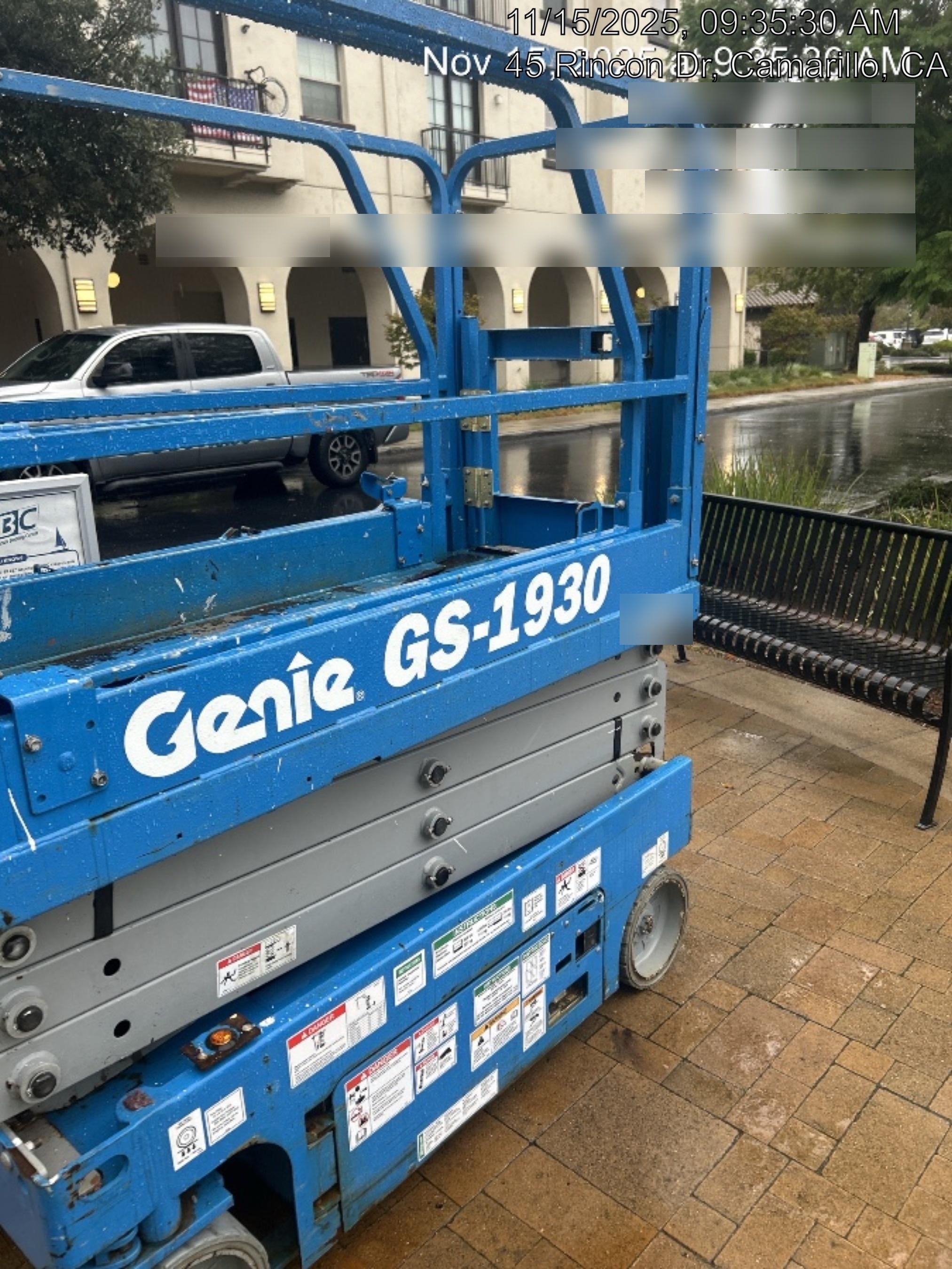 2019 Genie GS-1930 Half Height Swing Gate, 800W Inverter
