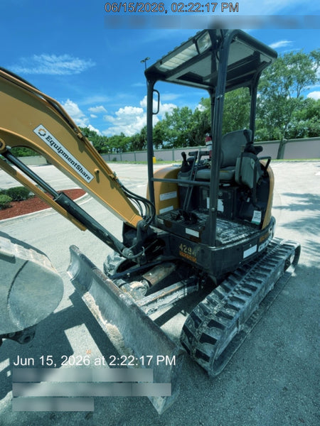 2018 Case CX37C ROPS, LONG ARM, RUBBER TRACKS, AUX HYD