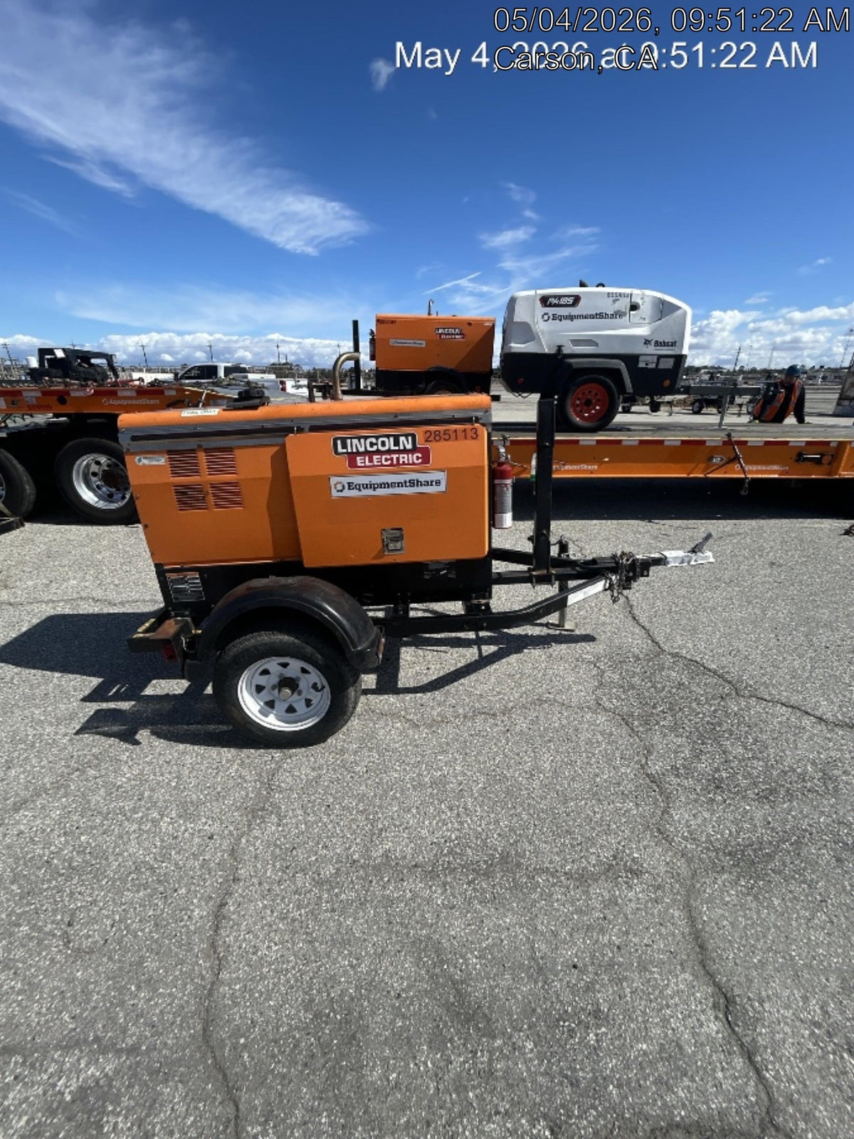 2022 Lincoln Electric LE400 Kubota V1505, Trlr, Cable Rack, Light Kit, ES Decals, T3
