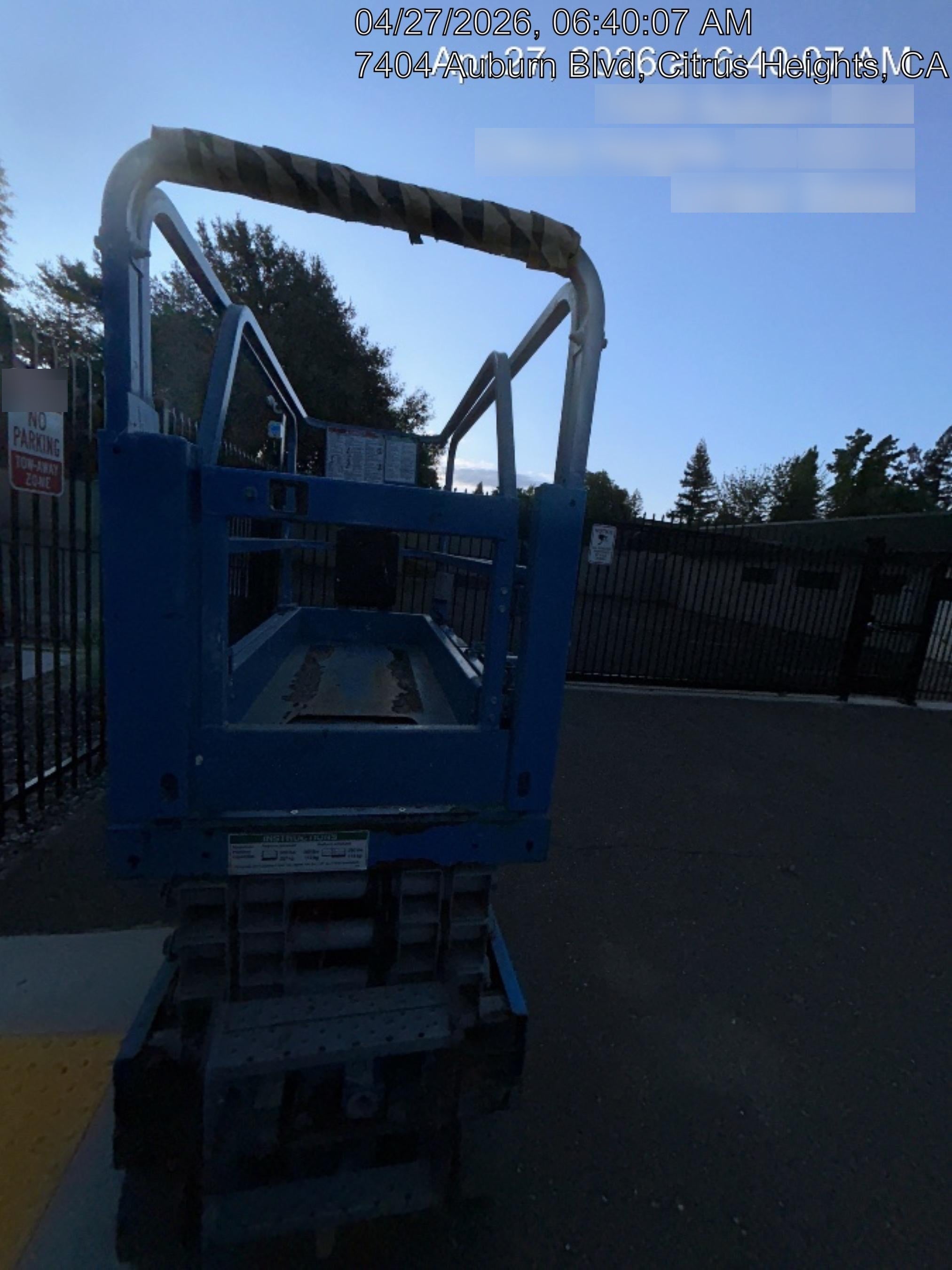 2019 Genie GS-1930 Half Height Swing Gate, 800W Inverter
