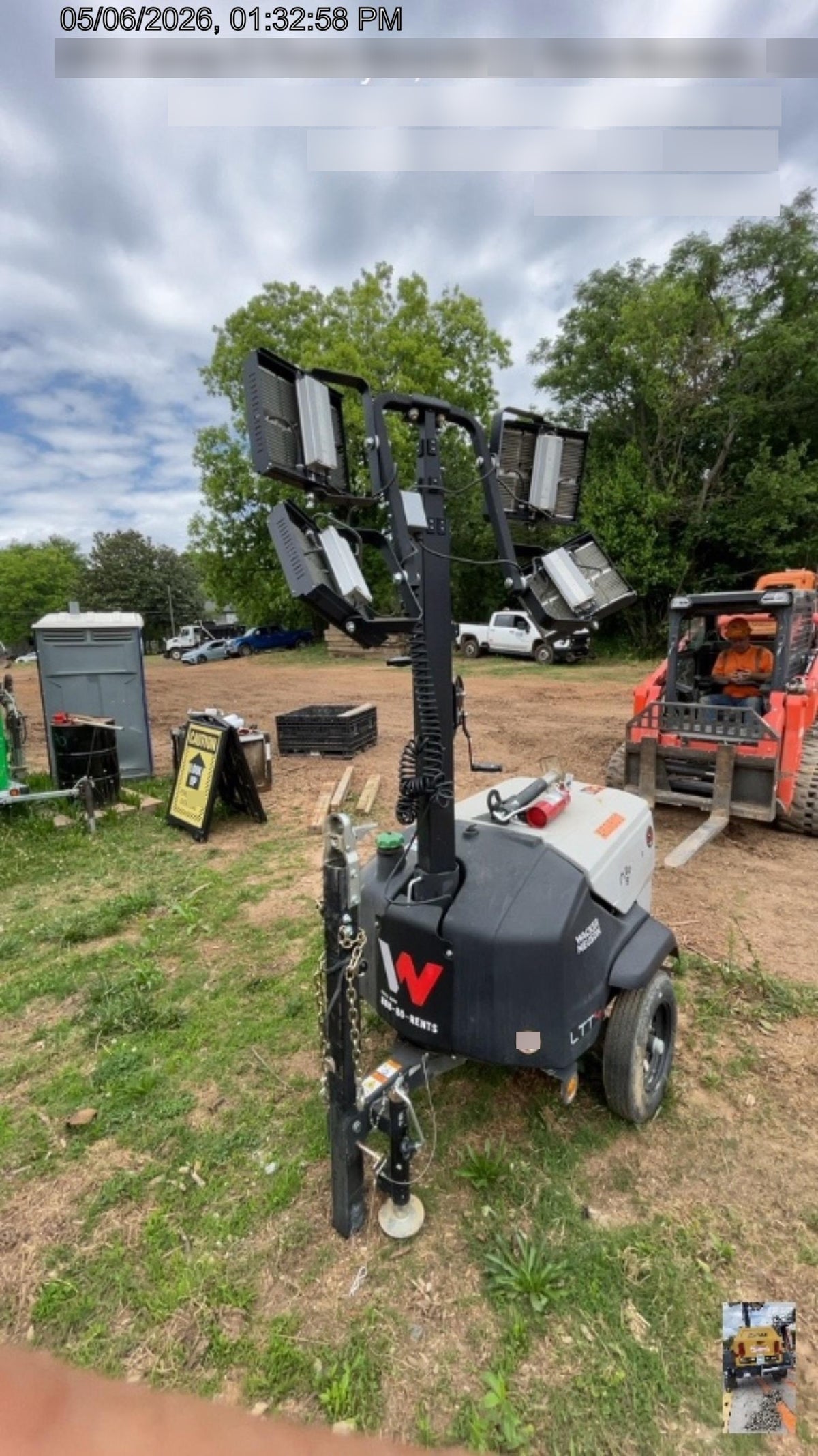 2024 Wacker Neuson LTT4 Diesel, Kohler KDW702, Deep Sea Controller, Auto Start, LED 320W, Bypass Outlet, T3